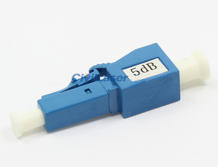 LC PC 단일 모드 Yin And Yang Type Fiber Optic Attenuator Accurate Attenuation